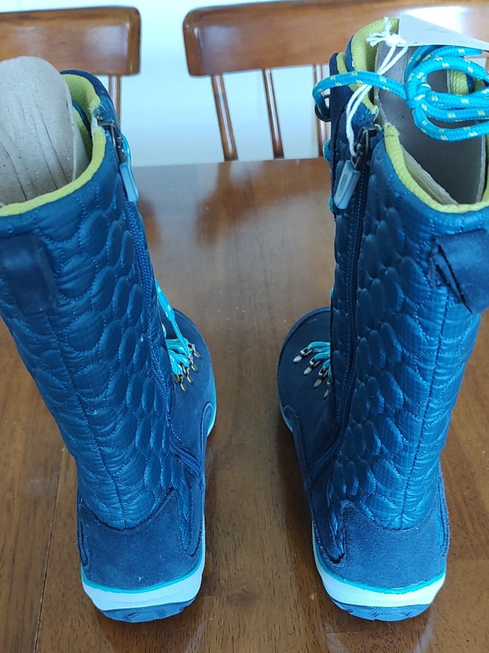 Dr. Scholl's Radley Navy Blue Lace up Boots - Women's Size 7 - Picture 3 of 8
